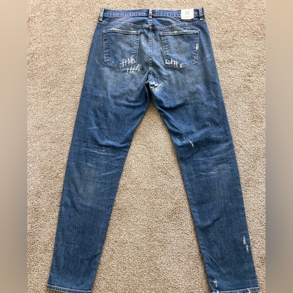 AGOLDE Waist Size 32 Fera Super Skinny Star Cross Distressed Jeans NWT - Picture 3 of 8